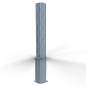 Barrier bollard | Steel tube  193 x 3.6 mm | removable | without lock | Total length in mm 1500 | hot-dip galvanized